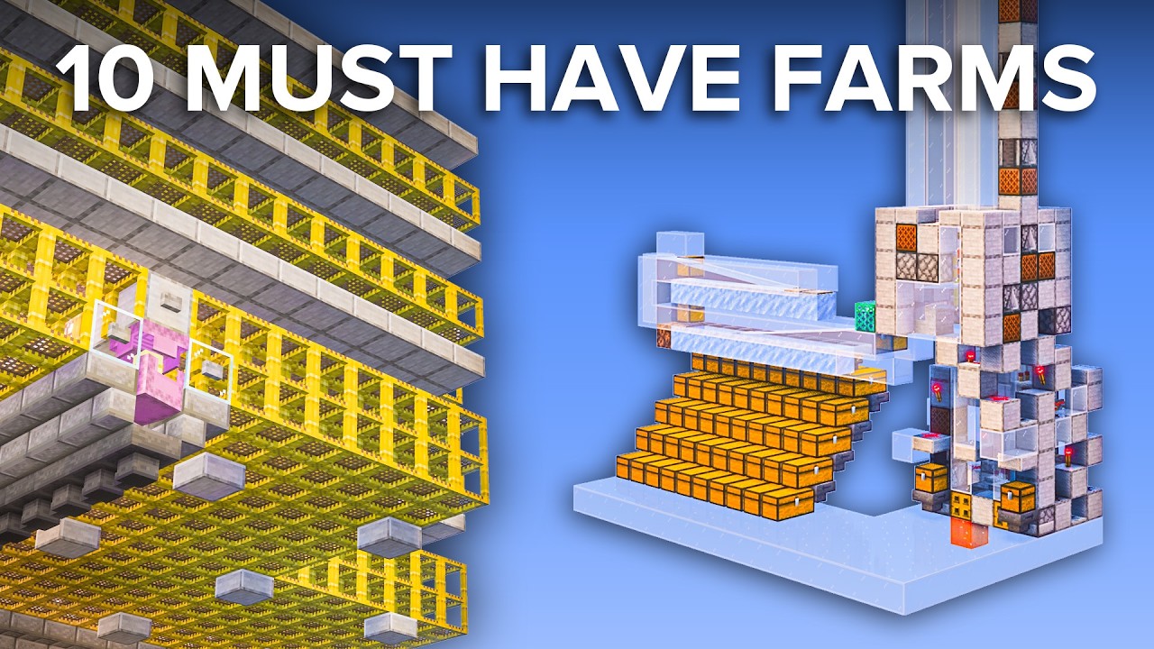 10 ферм, которые ОБЯЗАТЕЛЬНО должны быть в каждом мире Minecraft