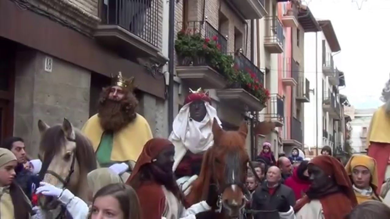 MISTERIO DE REYES 06 01 2016 EN SANGÜESA
