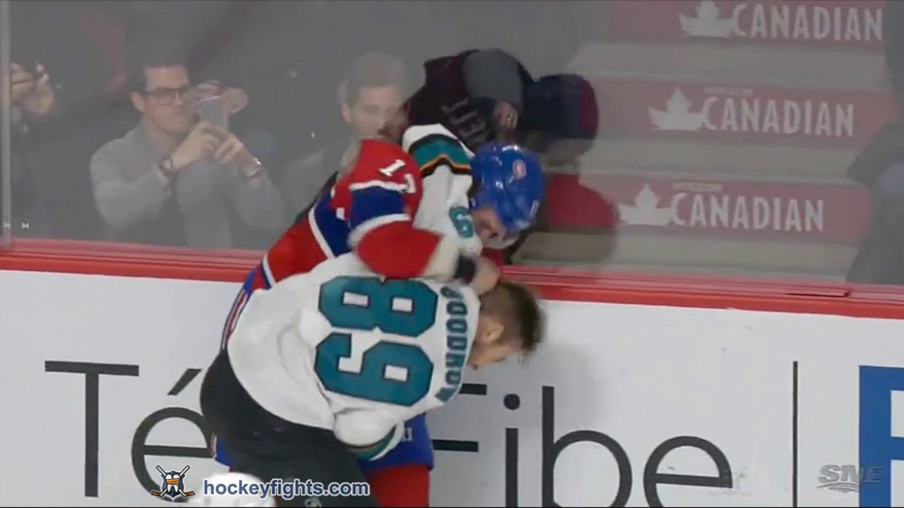 Barclay Goodrow vs Torrey Mitchell Dec 15, 2015