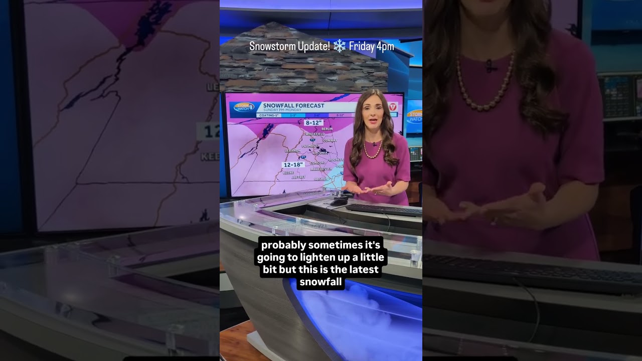 New Hampshire weather: Update on major snowstorm