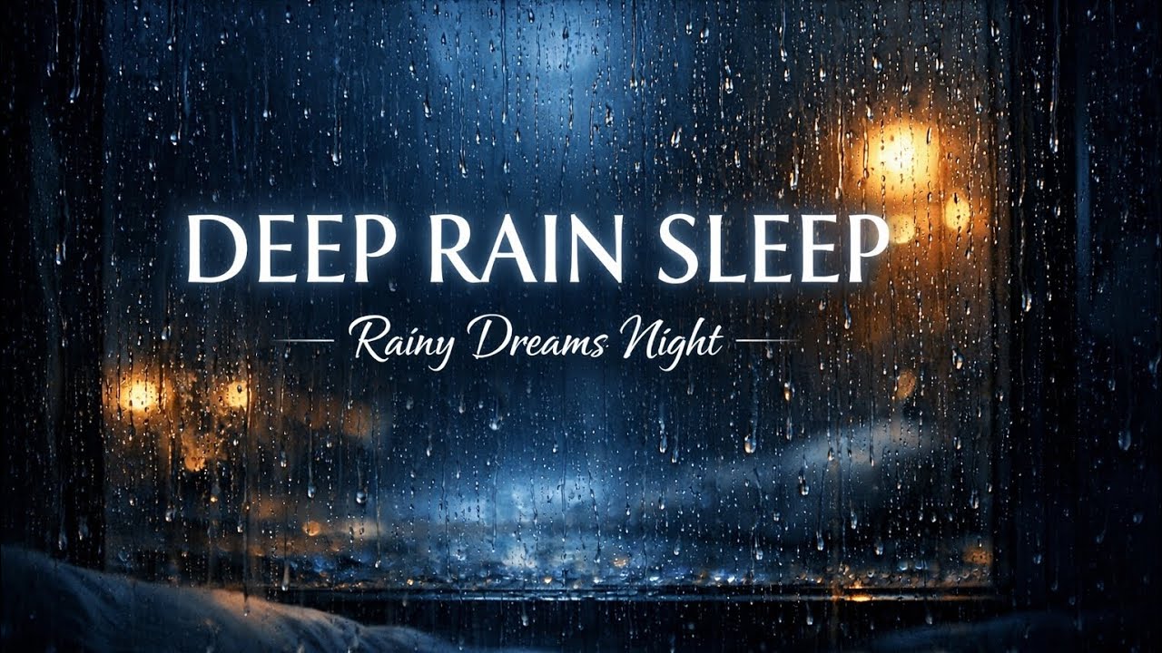 Rain Sounds for Sleeping Fast – Relaxing Night Rain White Noise💤||  #viralrainyvideos |viral video 