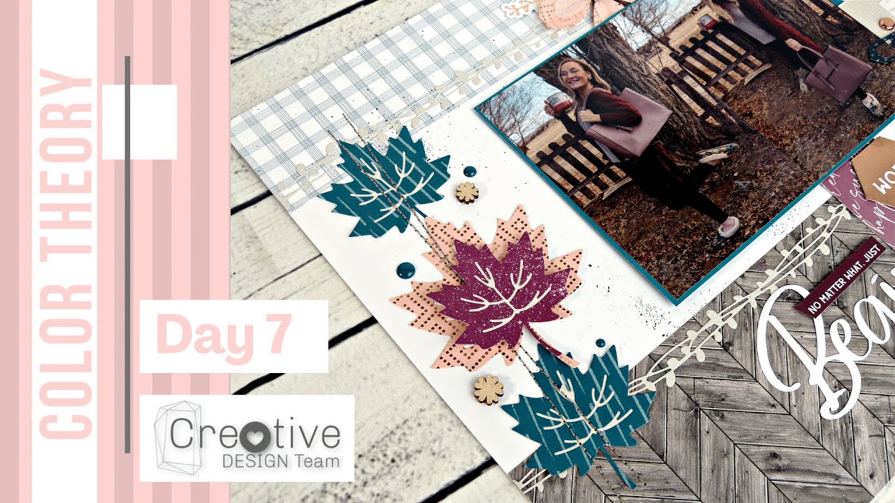 Secondary Colors on a Scrapbook Page | Creative Design Team Color Theory Day 7 |