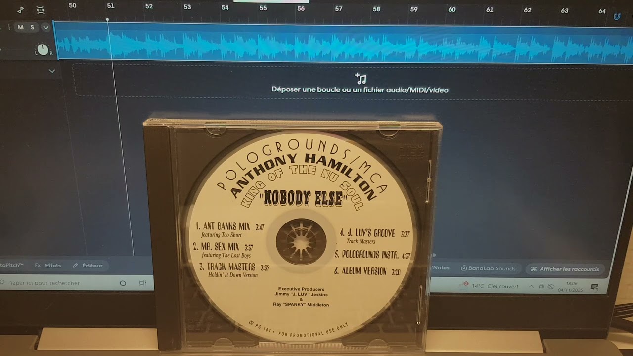 Anthony Hamilton - Nobody Else J.Luv's Groove Remix - Trackmasters Prod - Rare Promo cd