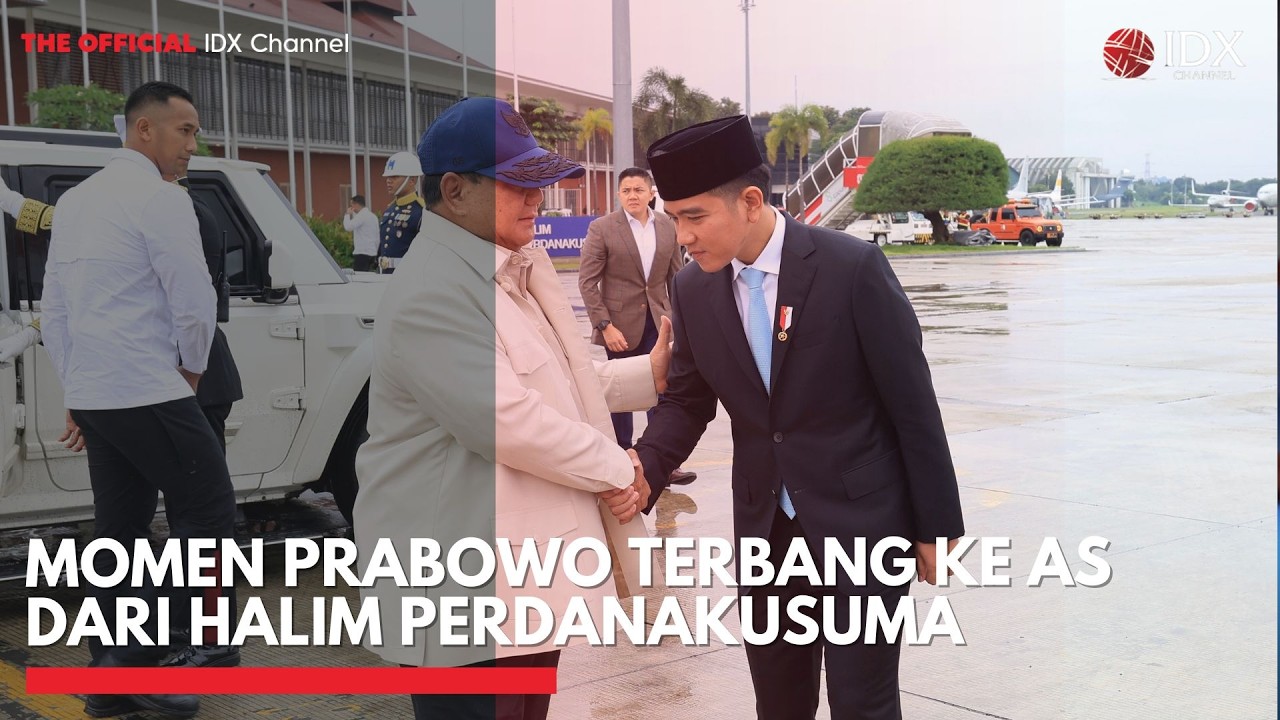 [FULL] Momen Prabowo Terbang ke AS dari Halim Perdanakusuma | IDXC UPDATE