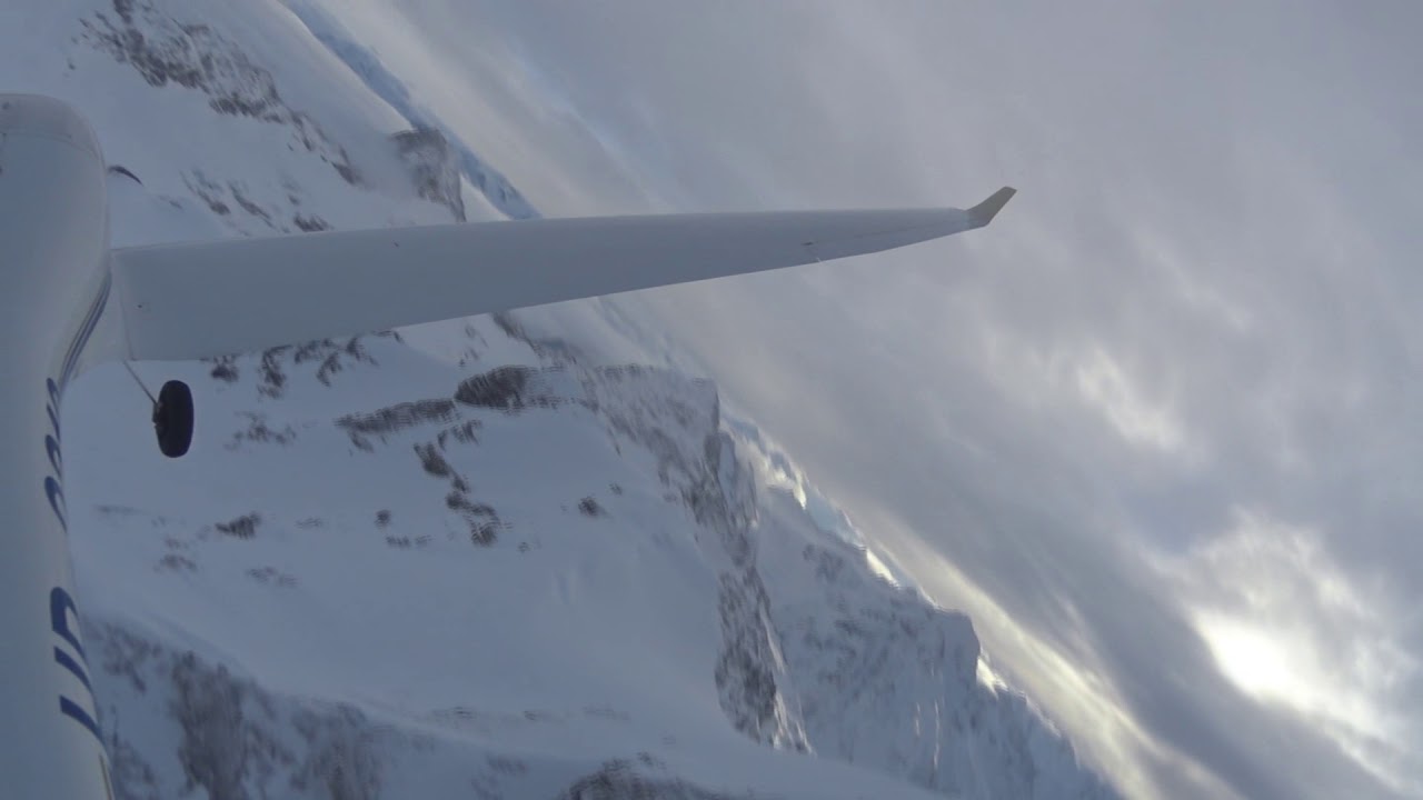 Traumhafte Bergwelt - Flug mit Super Dimona vom 10.1.2018