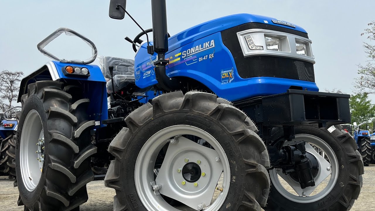 2024 मॉडल पहले से ज़्यादा Height और ज़्यादा Hydraulics sensing के साथ Sonalika Rx 47 DLX 4WD