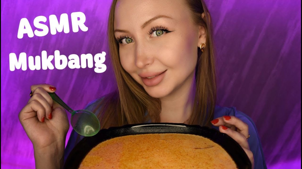 ASMR Mukbang Том Ям / Асмр Ответы на вопросы / Tom Yam soup Почему долго не снимала / Итинг / Eating