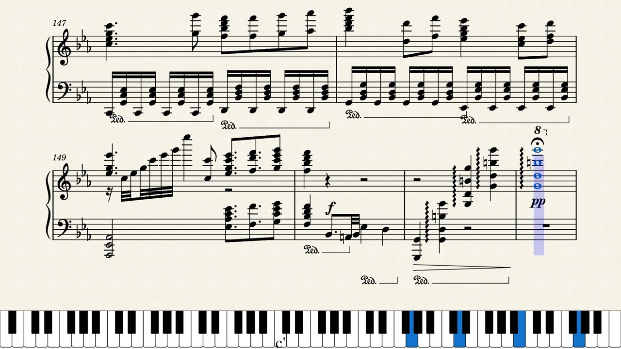 Yomi yori kikoyu, koukoku no hi to honoo no shoujo. - Imperial Circus Dead Decadence (piano)