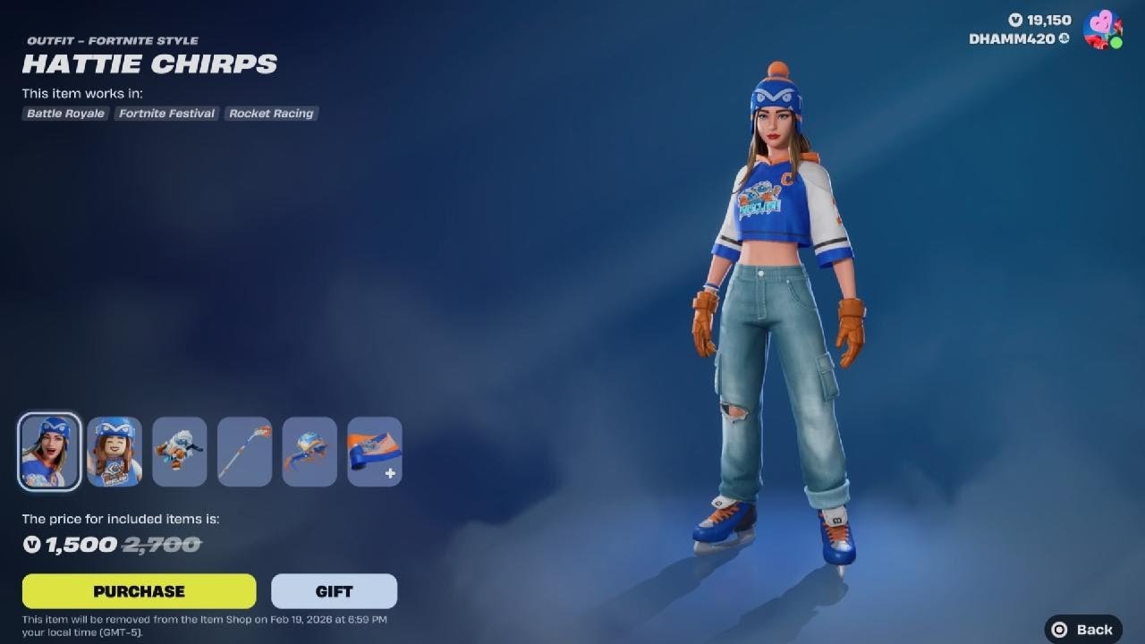 Fortnite NEW HOCKEY THEMED SET & KIM K IS BACK!! ITEM SHOP FEBRUARY 14TH 2026