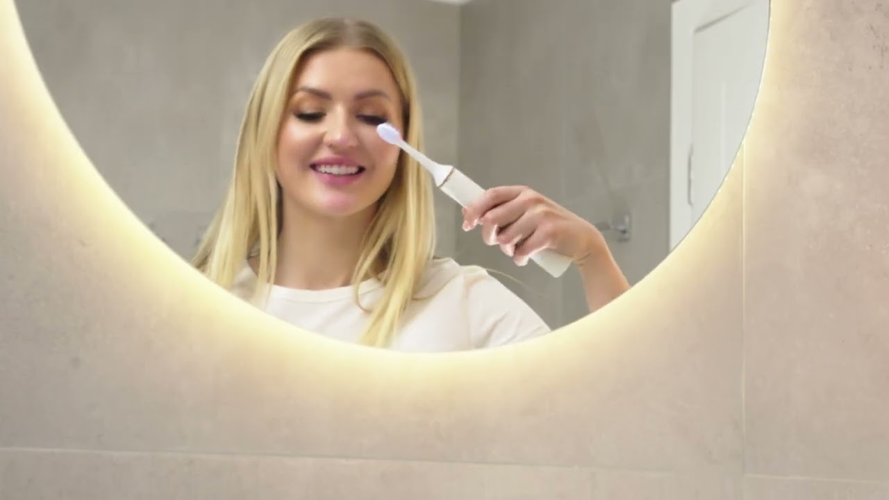 Smiley Whites Sonic LED Teeth Whitening Rechargeable Electric Toothbrush For Adults