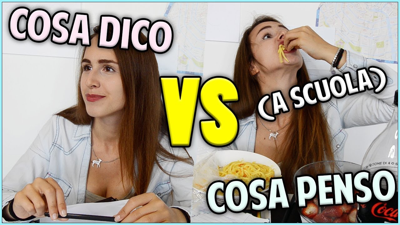 COSA DICO VS COSA PENSO A SCUOLA
