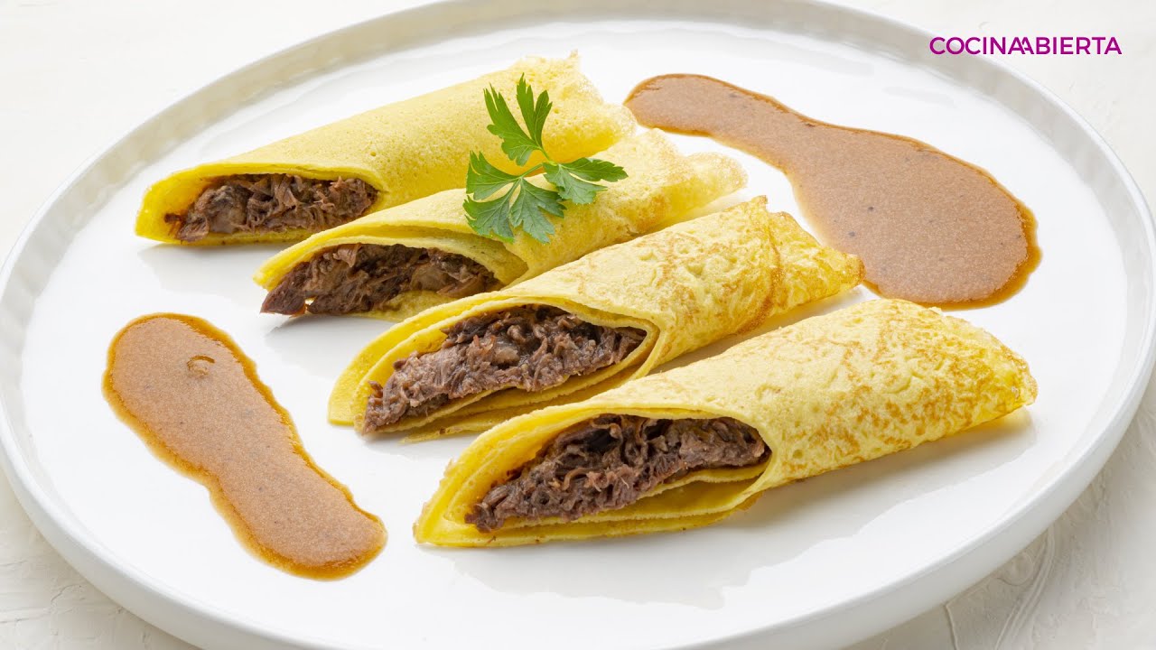 Crepes de rabo guisado //Cocina Abierta de Karlos Arguiñano