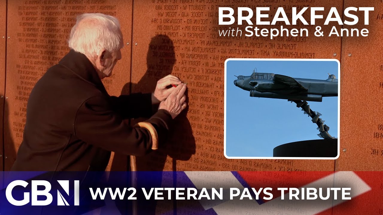 'This story NEEDS to be told!' | 101-year-old RAF war veteran pays tribute to fallen crew members