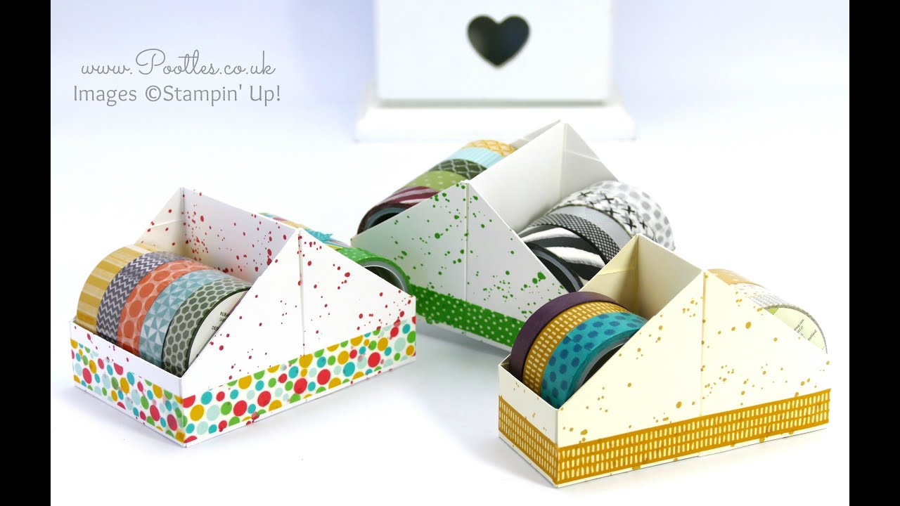 Washi Tape Holder Tutorial using Stampin' Up! Supplies