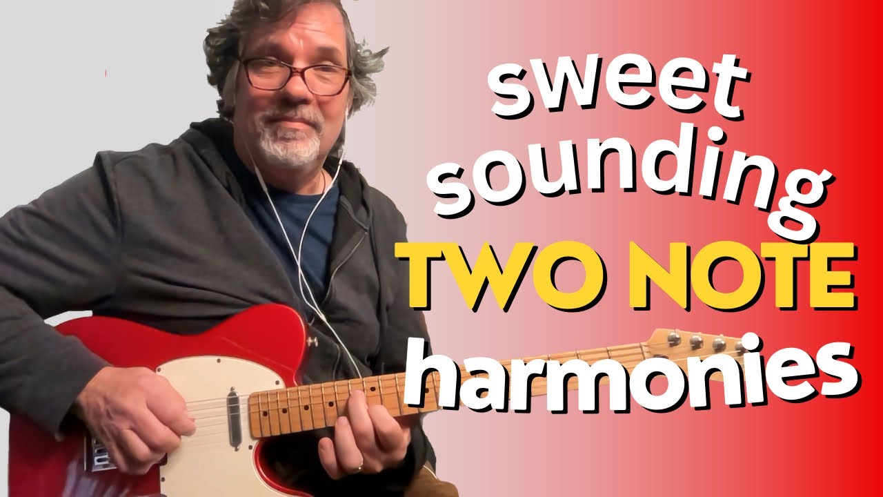 Melodic 2 NOTE HARMONY Guitar Lesson // Song Format with TAB & PRACTICE LOOP