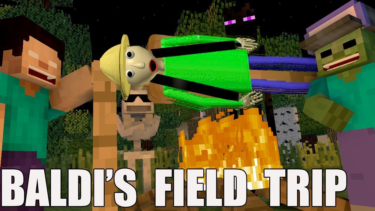 Baldi's basic FIELD TRIP Minecraft Animation - MINECRAFT ANIMATION