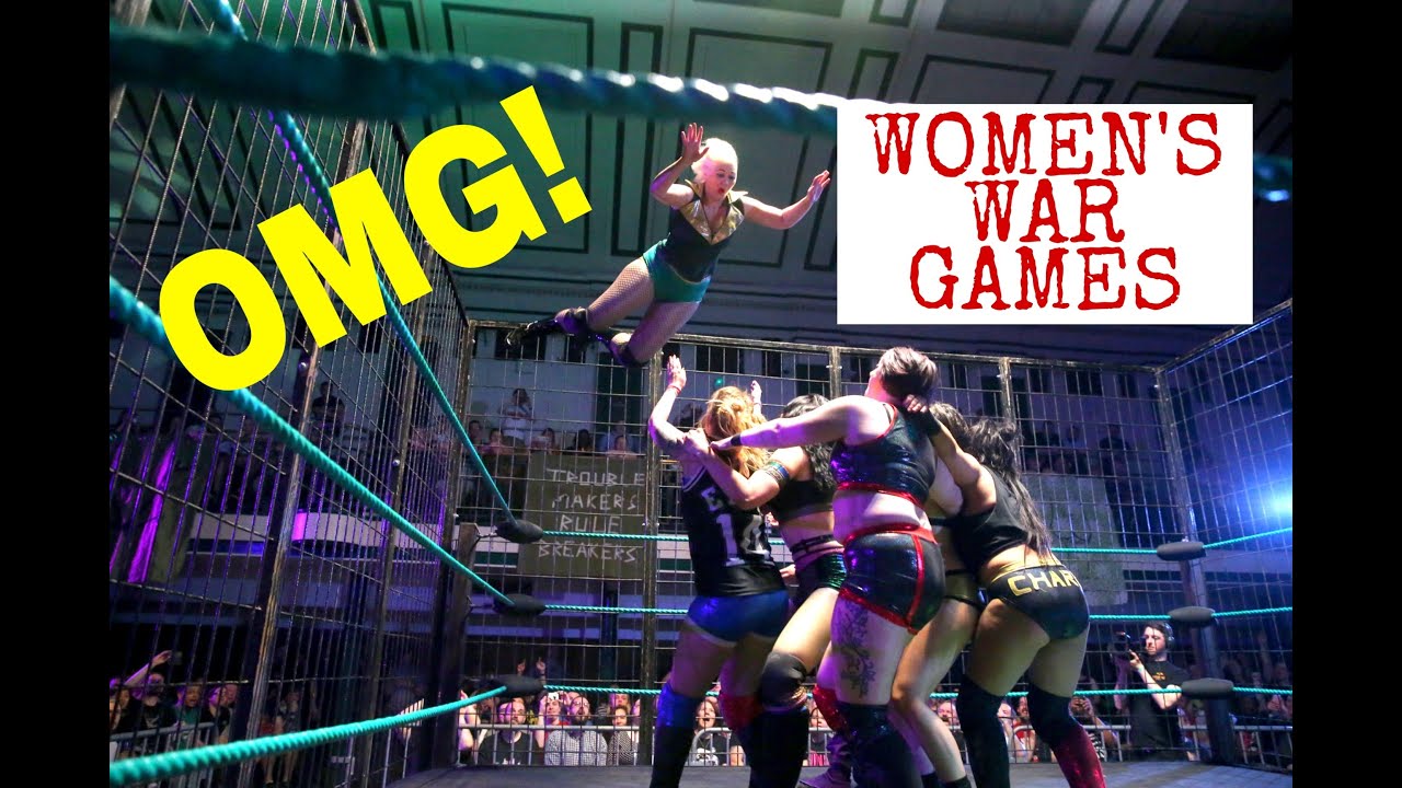 WOMEN'S WAR GAMES STEEL CAGE - FREE MATCH!