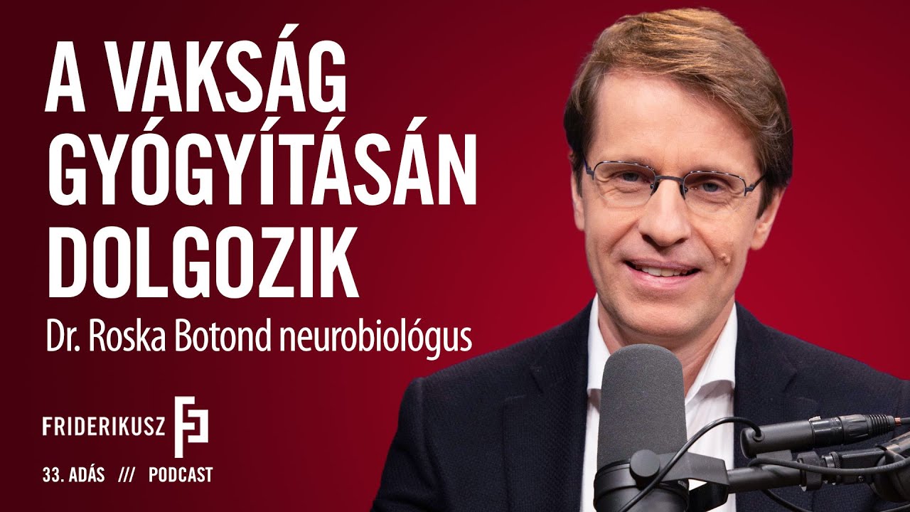 A VAKSÁG GYÓGYÍTÁSÁN DOLGOZIK: Roska Botond, neurobiológus / a Friderikusz Podcast 33. adása