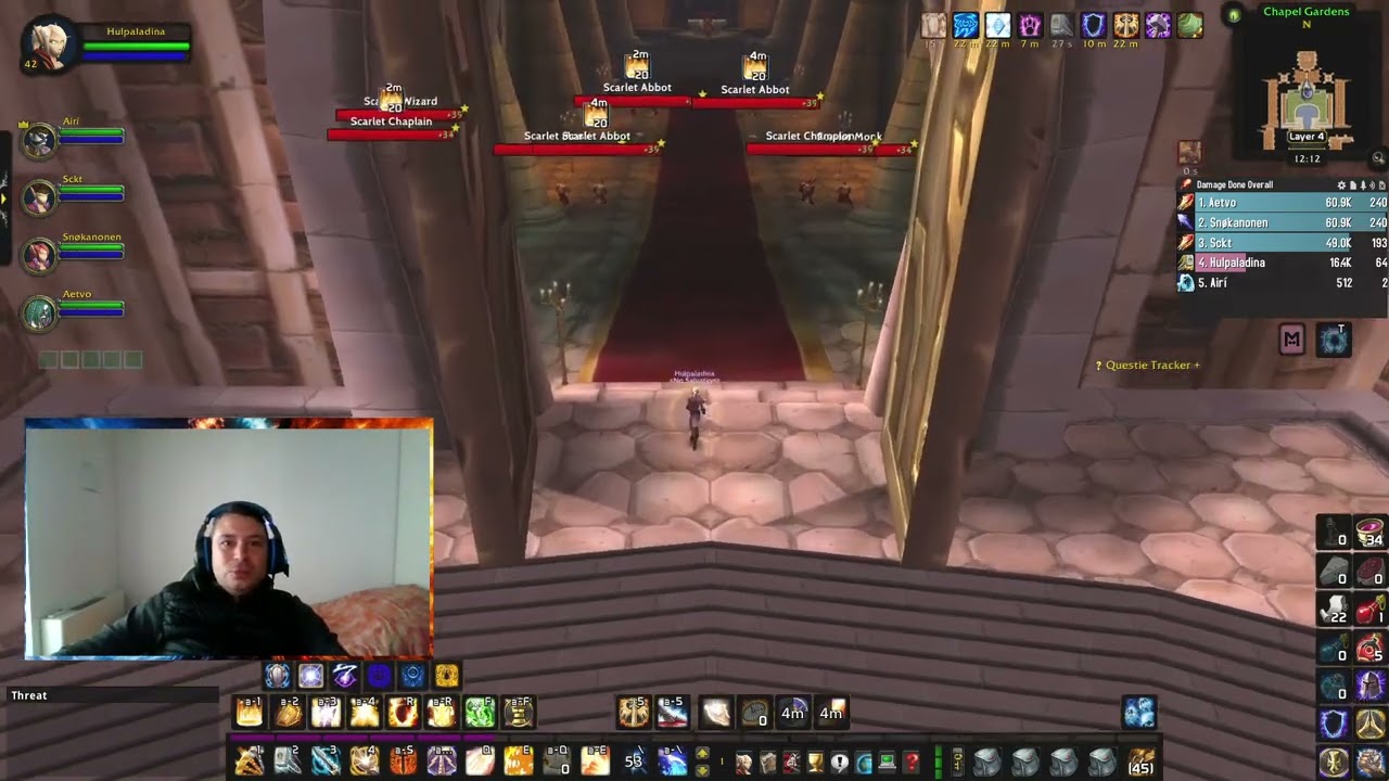 Paladin Tank in SM Group Spell Cleave