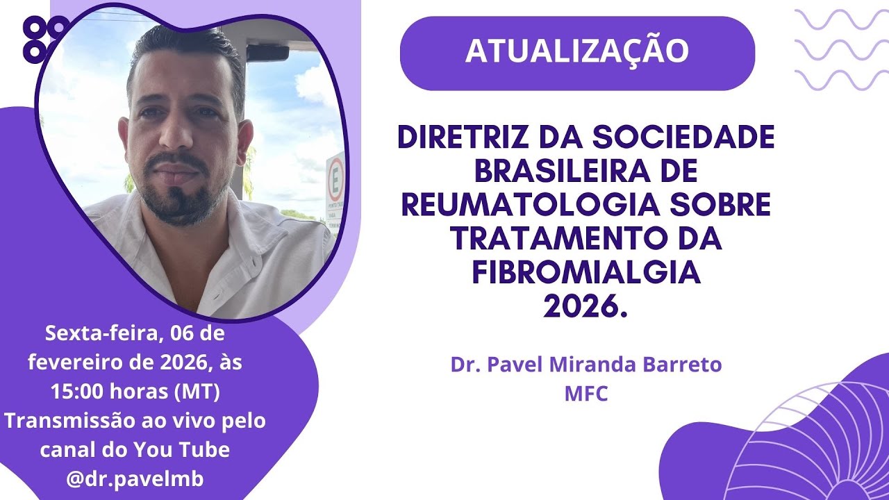 Atualização: Diretriz da Sociedade Brasileira de Reumatologia sobre Fibromialgia. Parte 1.