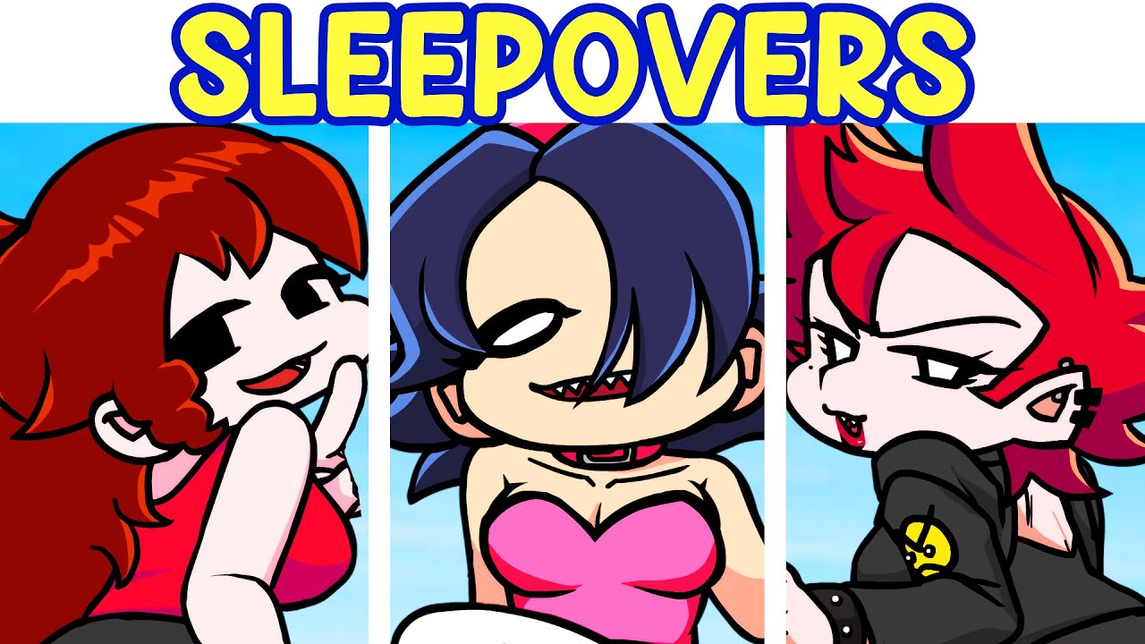 FNF GIRLS & BOYS SLEEPOVERS (Indulgence & Essence) FNF MOD