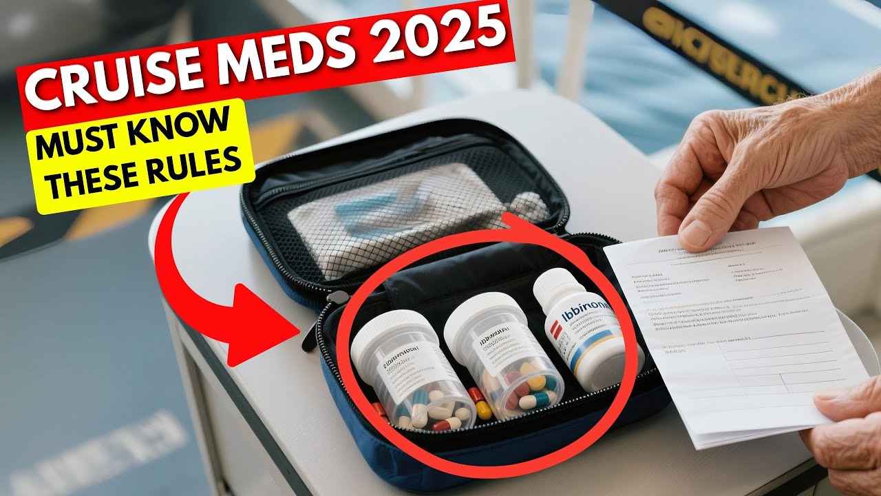 How to Carry Medications for Cruise - New Cruise Line Rules 2025
