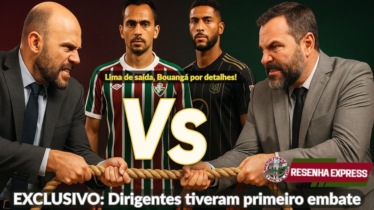 EXCLUSIVO: DIRIGENTES TIVERAM PRIMEIRO EMBATE▪️LIMA DE SA&Iacute;DA▪️BOUANGA POR DETALHES▪️PROV&Aacute;VEL FLU