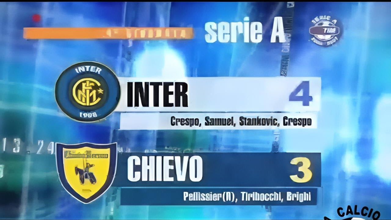 Inter-Chievo 4:3, 2006/07 - Controcampo (doppietta di Hernán Crespo)