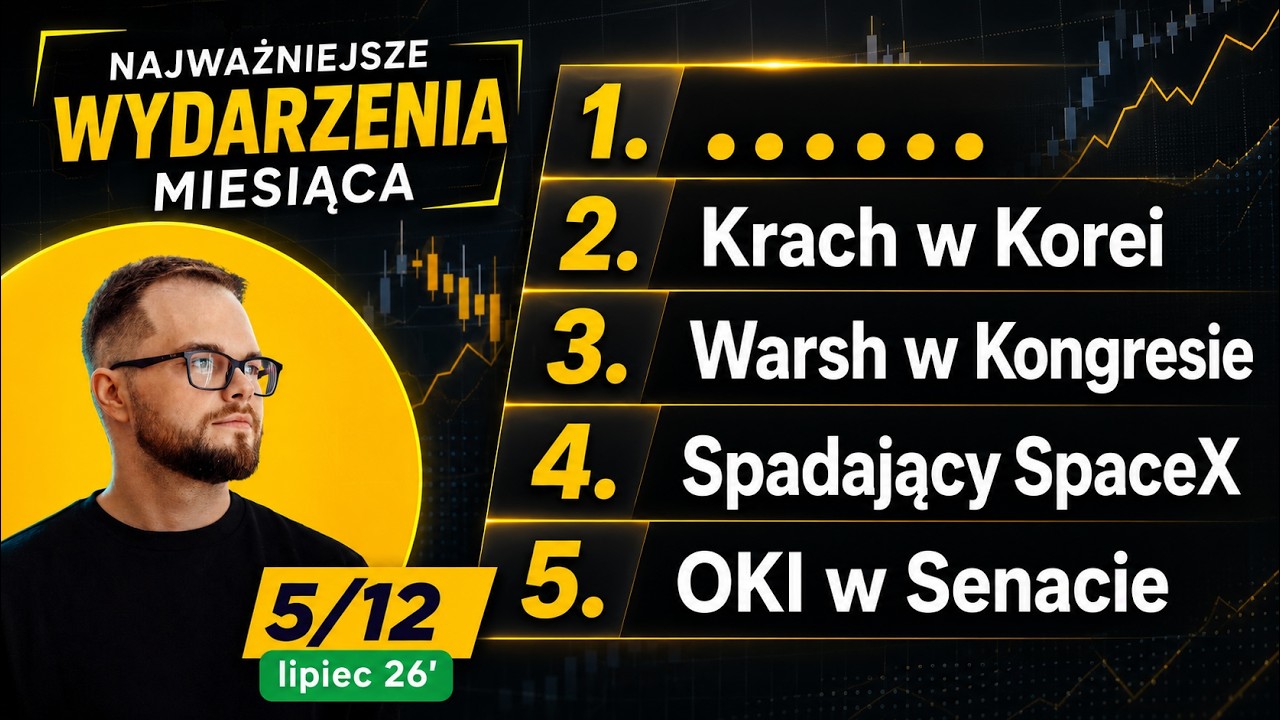 Warsh, OKI, SpaceX i przelewarowani inwestorzy w Korei - (nowy program: 5/12)