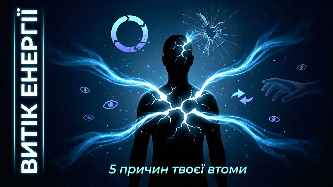Чому Ти Втомлений Після 8 Годин Сну? | 5 Каналів Витоку Енергії та 7 Практик Закриття
