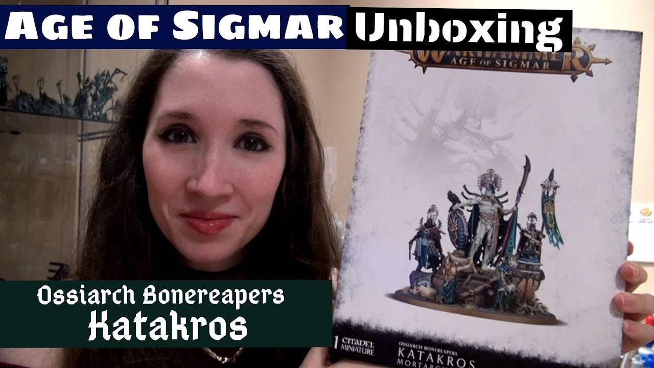 Katakros, Mortarch of the Necropolis Ossiarch Bonereapers Unboxing and Review