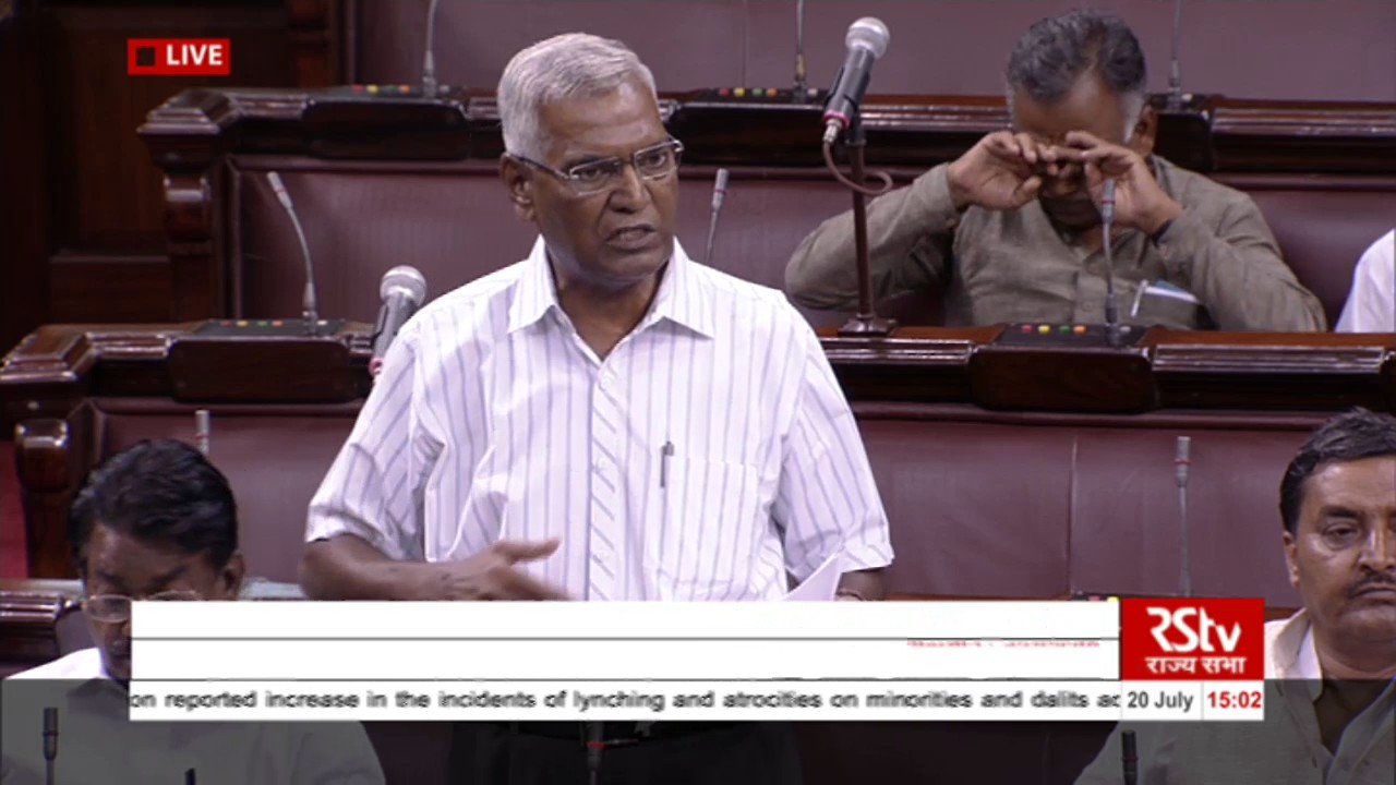 Sh. D. Raja&rsquo;s Speech