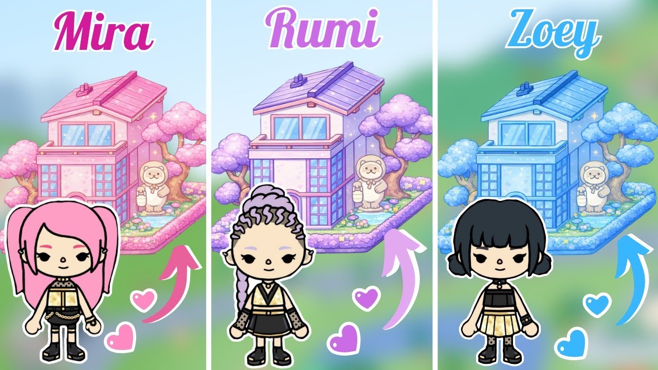 НОВОЕ ОБНОВЛЕНИЕ😱 Руми, Мира и Зои в новой квартире | Идеи для дома от Toca Boca (Дизайн дома) To...
