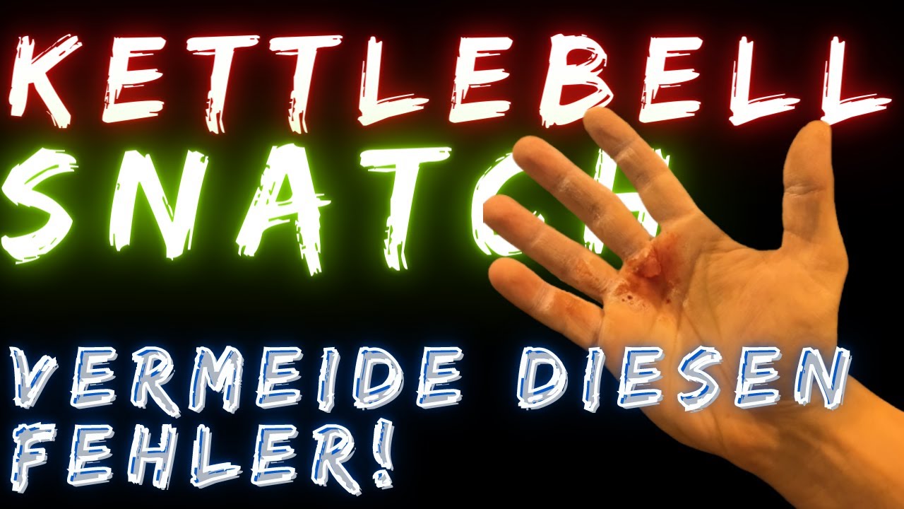 Vermeide diesen Fehler! Aufgerissene Hände beim Kettlebell Snatch | Blasen / Schwielen / Hornhaut