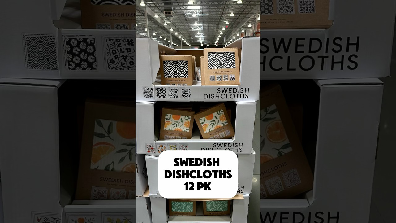🛒Swedish Dishcloths At Costco #costco #kitchenfinds