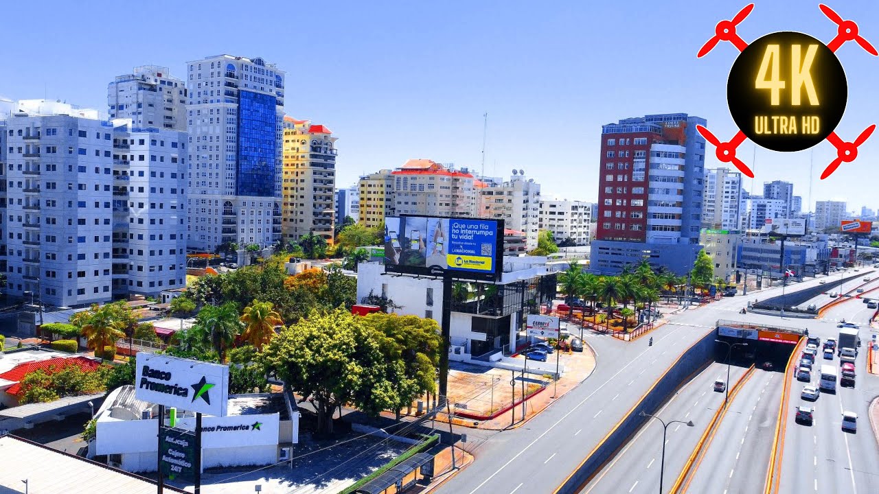 😲 Stunning Modern Views of Santo Domingo 4K Ultra HD