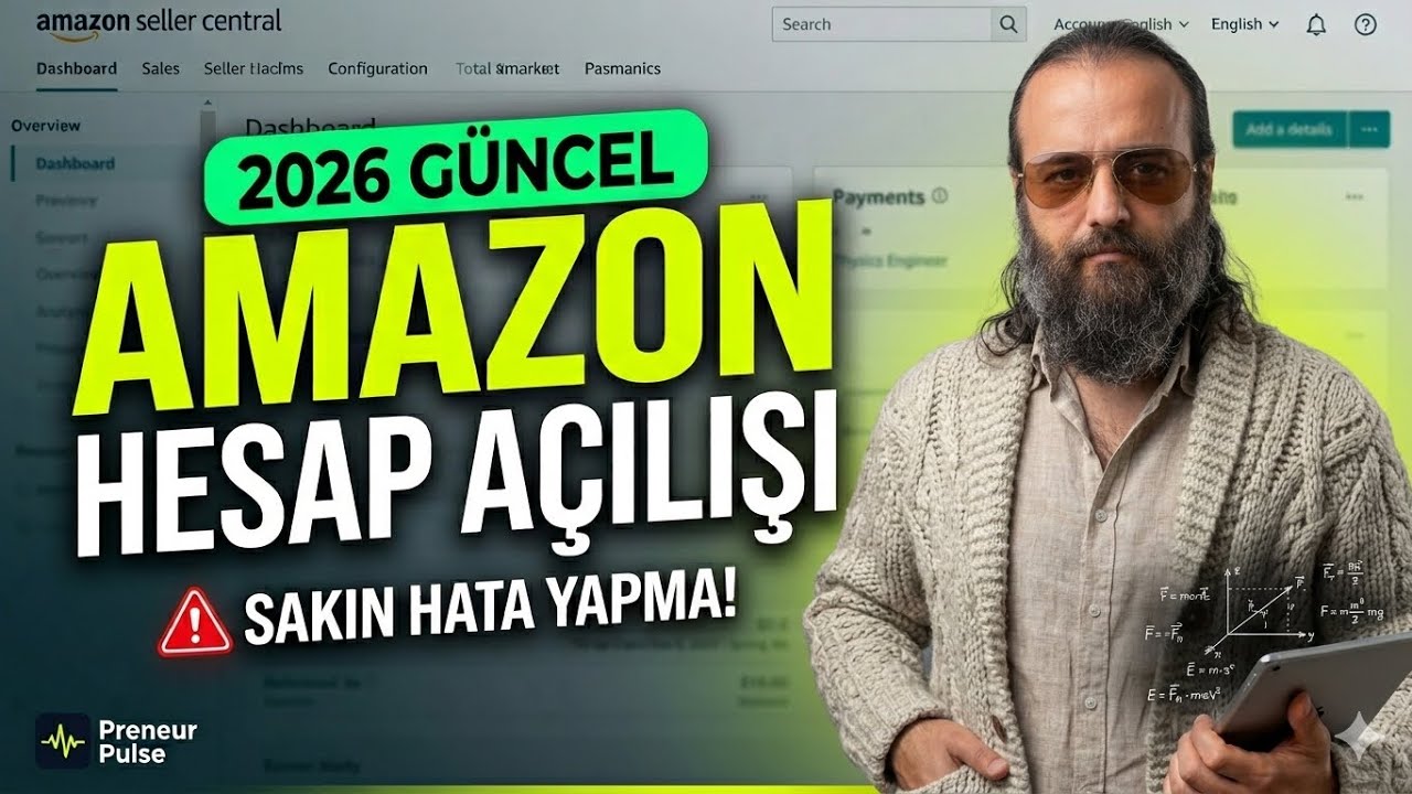 Amazon Satıcı Hesabı Nasıl Açılır? 2025 Güncel | Amerika LLC Şirketi İle Amazon Satıcı Hesabı Açmak