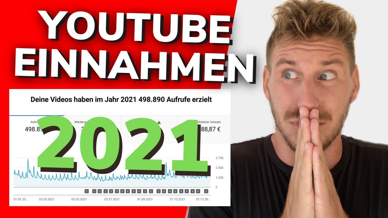Lohnt sich YouTube 2022 noch? 1 JAHR Einnahmen YouTube gezeigt (2021) ca. 10.000 Abonnenten