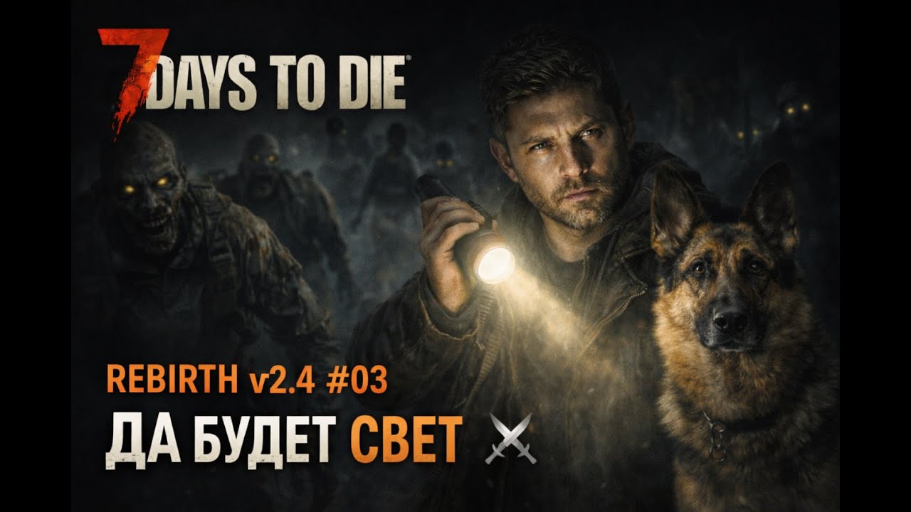 🔥 REBIRTH v2 4 #03 — ДА будет свет⚔️ #7DaystoDie