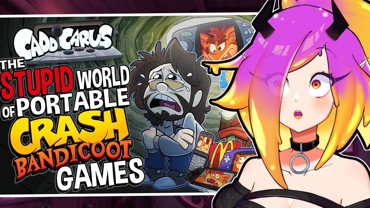 HOW MANY ARE THERE?! - The Stupid World of Portable Crash Bandicoot Games - Caddicarus Reaction