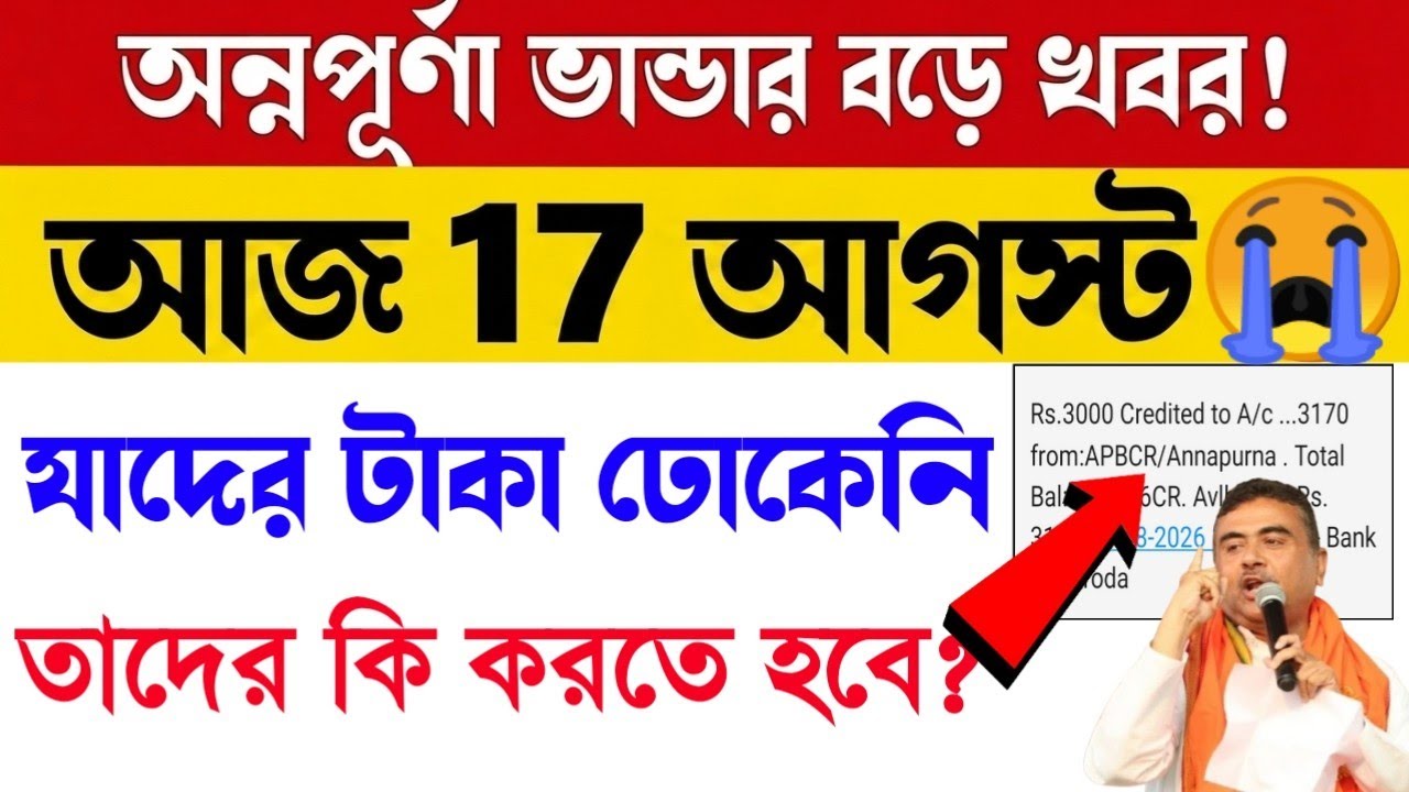 Annapurna Bhandar New Update | Annapurna Yojana Payment Update | Annapurna Bhandar New Update Today