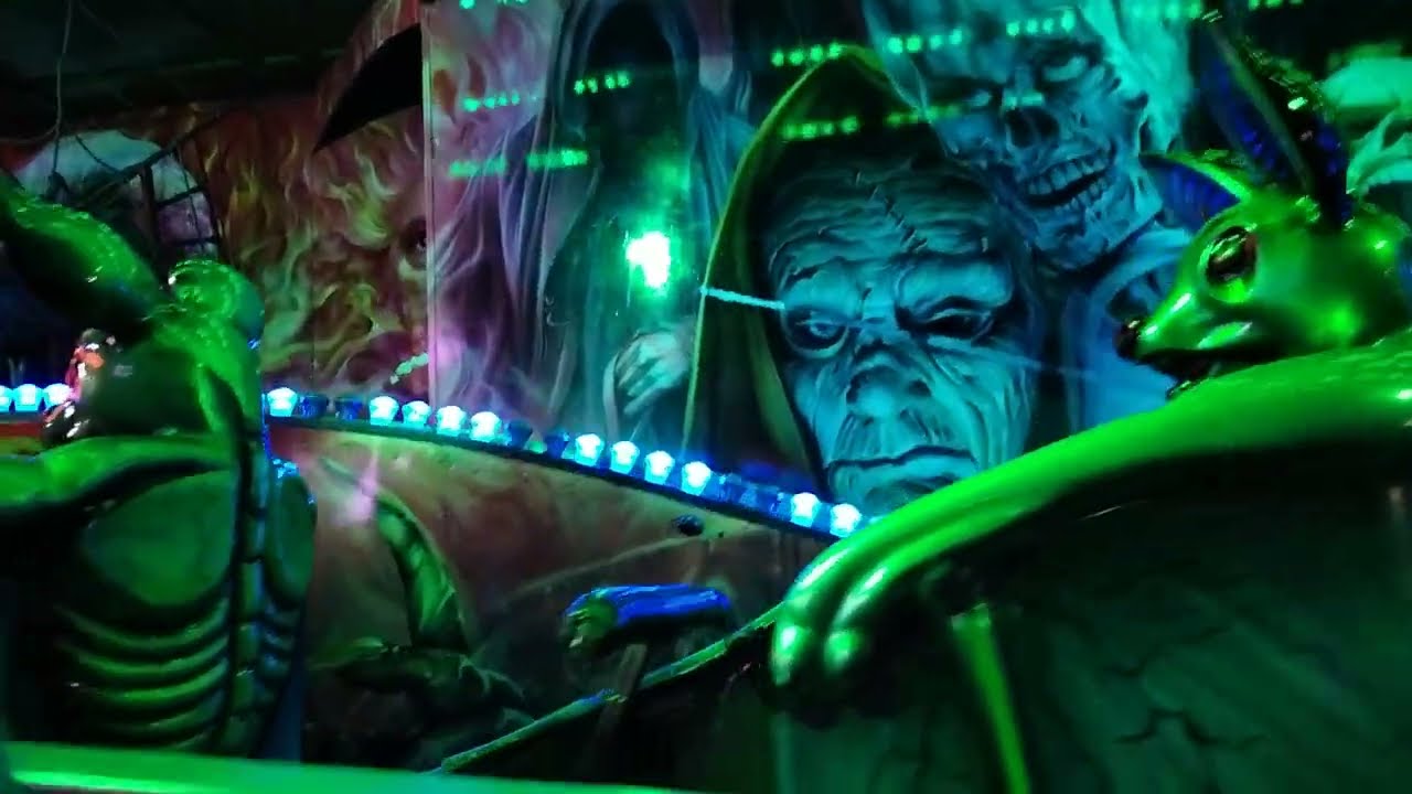 Ghost train onride at Loughborough. Gareth Smith.2022.