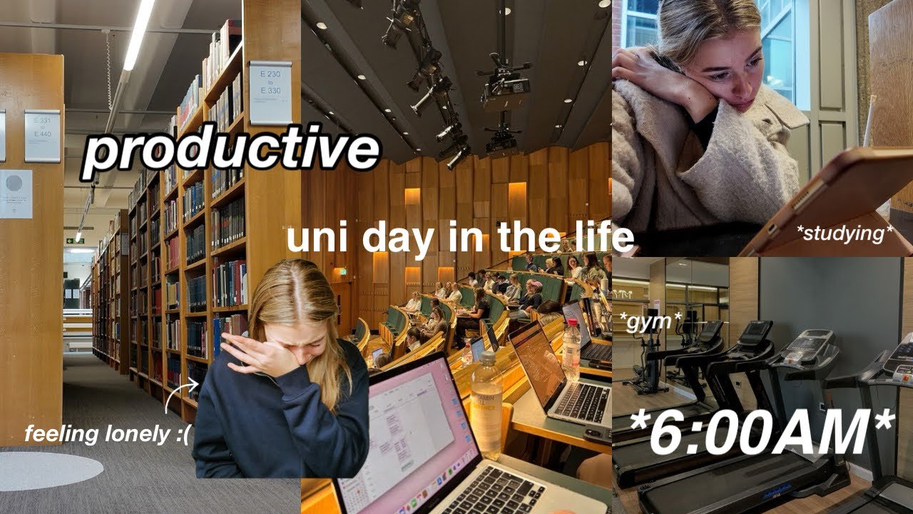 6AM PRODUCTIVE DAY IN THE LIFE *AS A UNI STUDENT* 👩‍🎓 