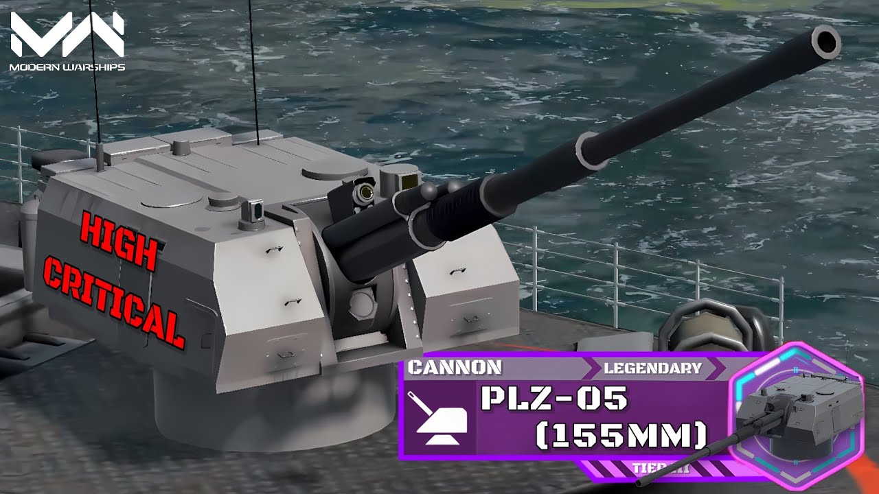 PLZ-05 (155mm) New Gacha Cannon | Modern Warships