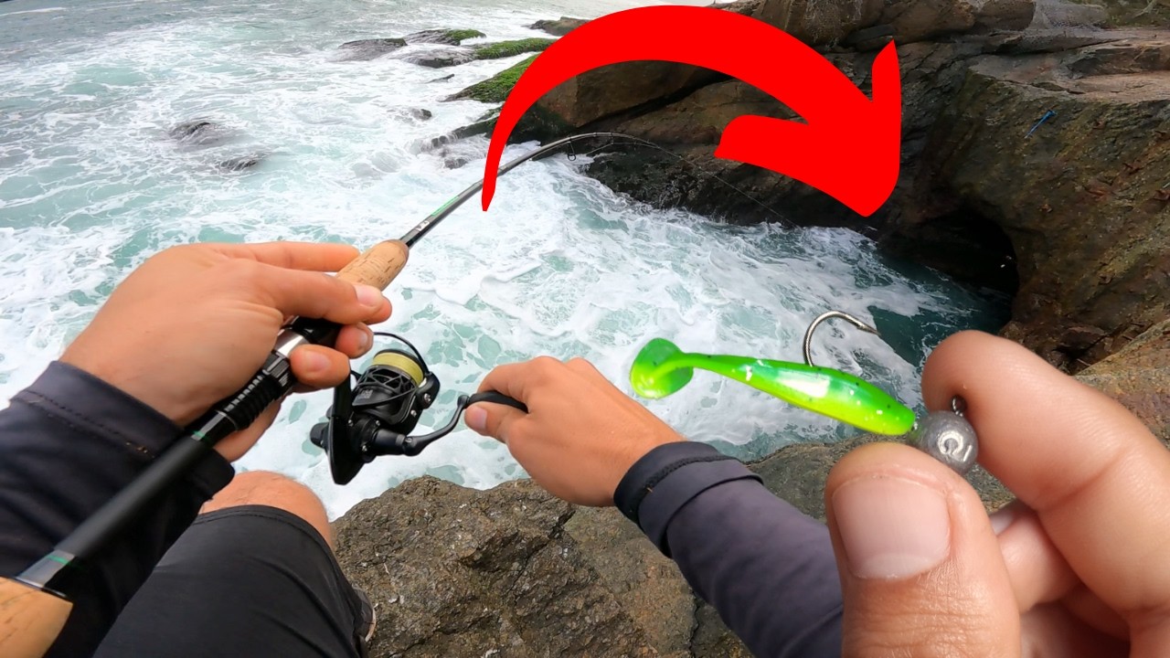 ✅ONDE OS PEIXES SE ESCONDEM! PESCA NAS PEDRAS DA PRAIA DE PIRATININGA! SÓ ISCAS ARTIFICIAIS!