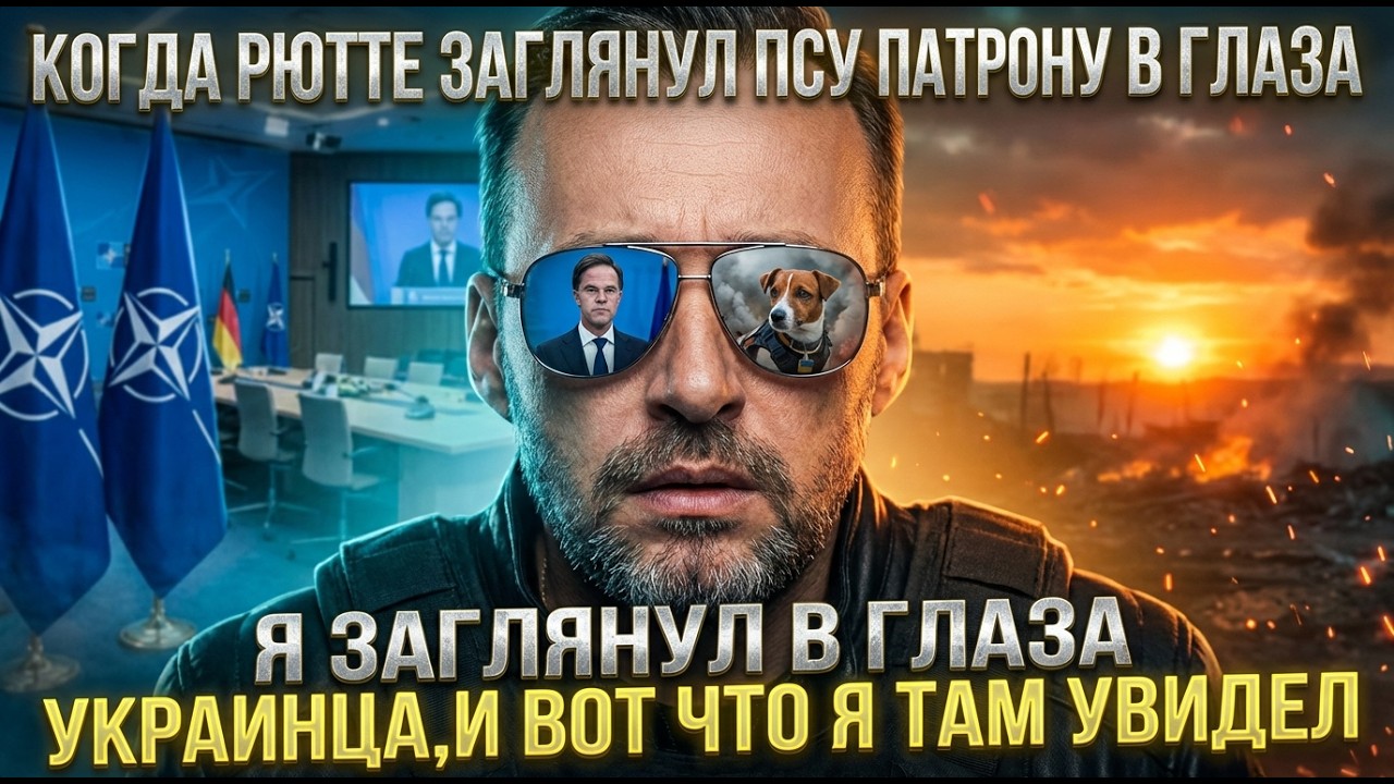 КОГДА РЮТТЕ ЗАГЛЯНУЛ ПСУ ПАТРОНУ В ГЛАЗА Я ЗАГЛЯНУЛ В ГЛАЗА УКРАИНЦА,И ВОТ ЧТО Я ТАМ УВИДЕЛ 