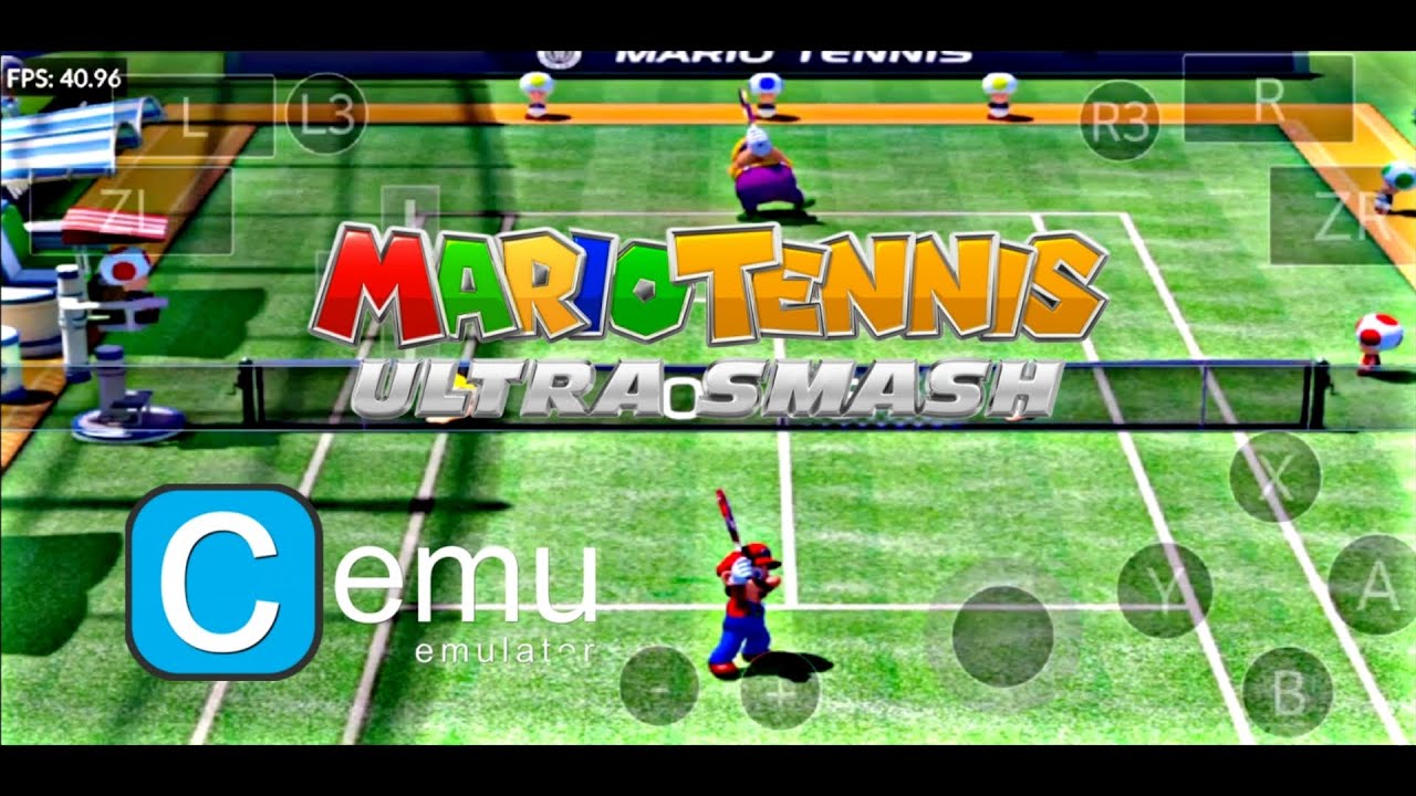 MARIO TENNIS ULTRA SMASH WIIU GAME ON ANDROID IN CEMU ON IQNEO 10R I SNAPDRAGON 8S GEN 3 🔥🎮