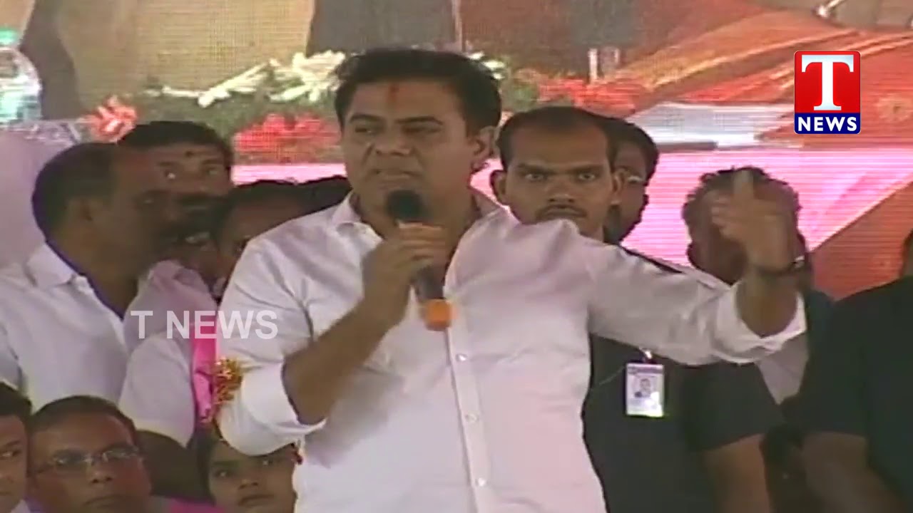 Minister KTR Speech at Foundation Ceremony of IT Hub at Nizamabad | T News live Telugu