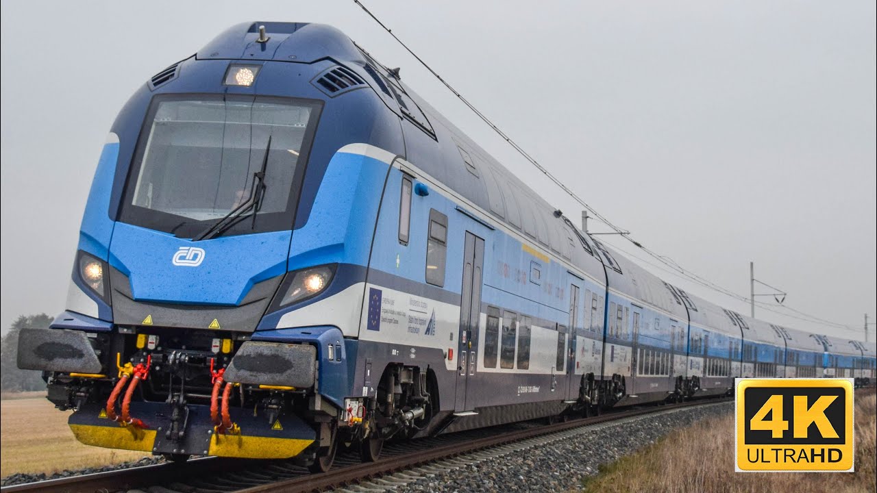 🆕️⏯ 750.719 a 750.717 s devíti vozy Push-pull pro Moravskoslezský kraj. VUZ Velim 11.11.2021