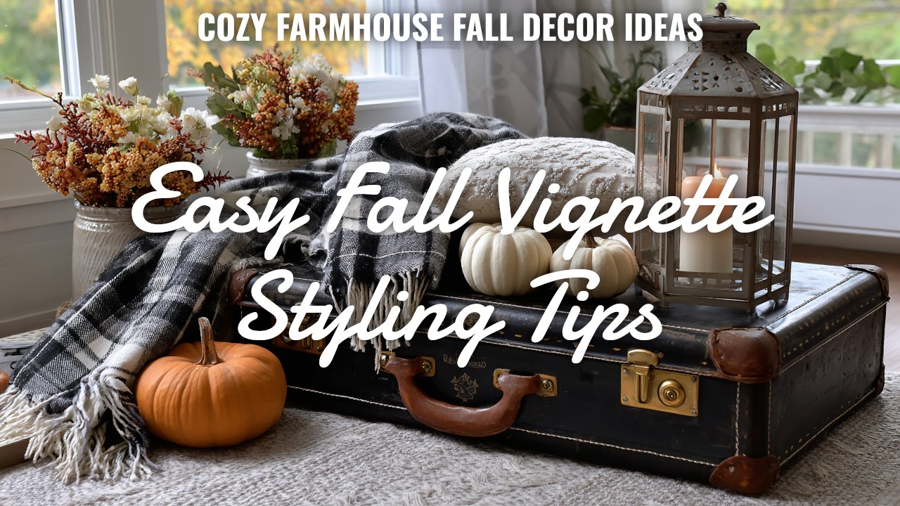🕯️Fall-Inspired Vignettes for Farmhouse Decor Style